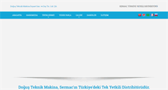 Desktop Screenshot of dogusteknikmakina.com
