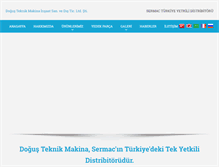 Tablet Screenshot of dogusteknikmakina.com